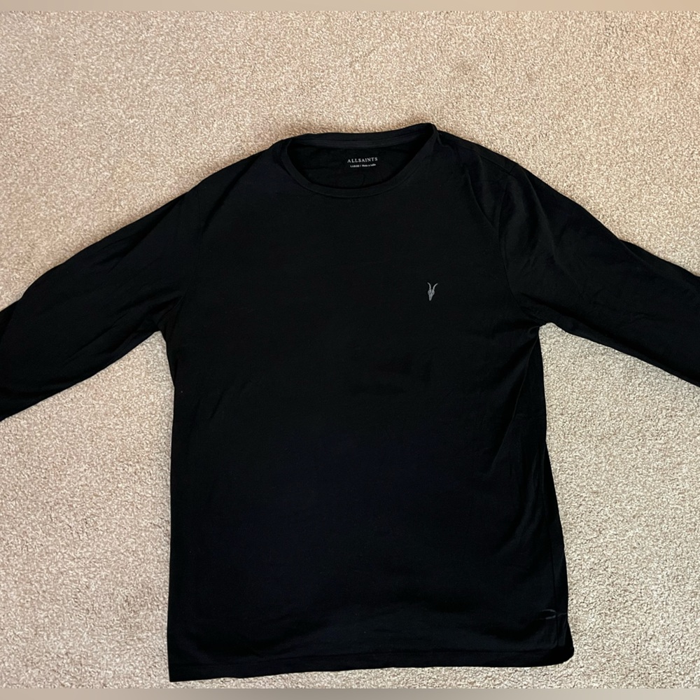 Allsaints long sleeve tee shirt (large)